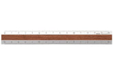 Midori Aluminium Wooden Ruler